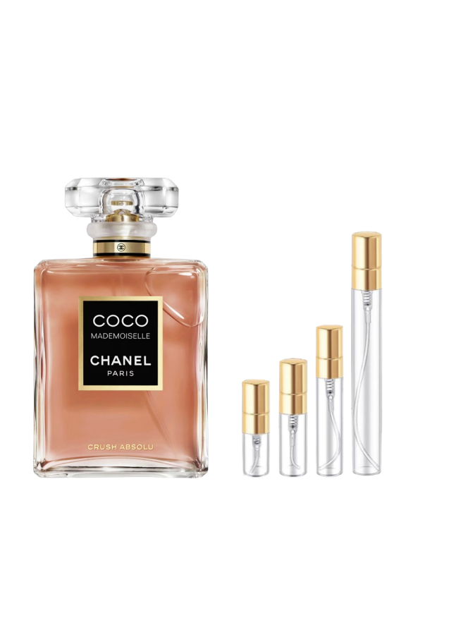 Chanel Coco Mademoiselle Crush Absolu Fragrance Samples | Authentic Decants (2ml, 3ml, 5ml, 10ml)