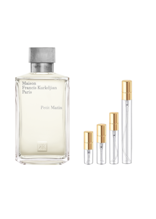 Maison Francis Kurkdjian Petit Matin Fragrance Samples | Authentic Decants (2ml, 3ml, 5ml, 10ml)