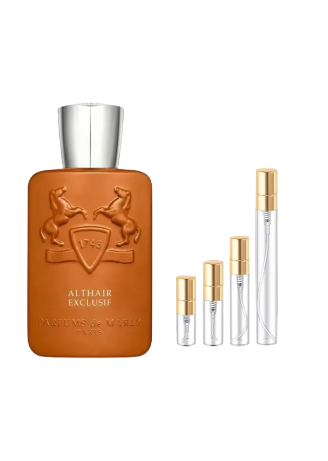 Parfums de Marly Althaïr Exclusif Fragrance Samples | Authentic Decants (2ml, 3ml, 5ml, 10ml)