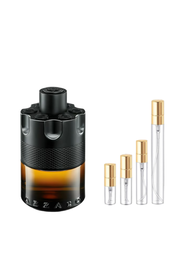 Azzaro The Most Wanted Parfum Fragrance Samples | Authentic Decants (2ml, 3ml, 5ml, 10ml)