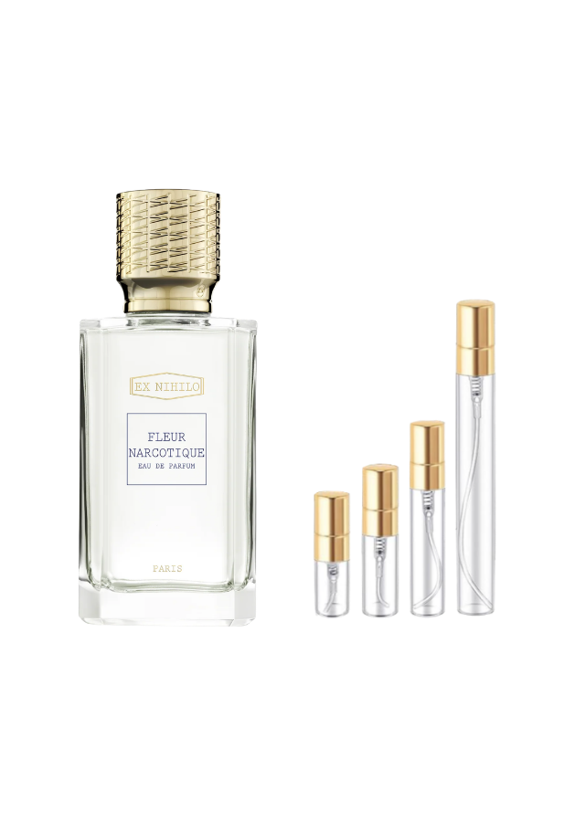 Ex Nihilo Fleur Narcotique Fragrance Samples | Authentic Decants (2ml, 3ml, 5ml, 10ml)