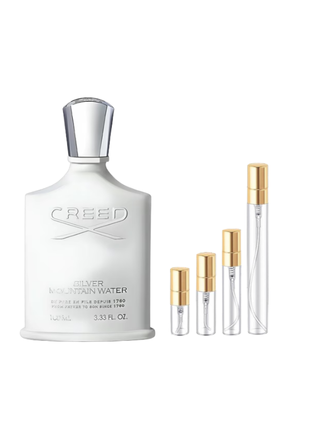 Creed Silver Mountain Water Fragrance Samples | Authentic Decants (2ml, 3ml, 5ml, 10ml)
