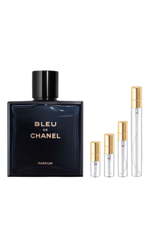 Bleu de Chanel Parfum Fragrance Samples | Authentic Decants (2ml, 3ml, 5ml, 10ml)