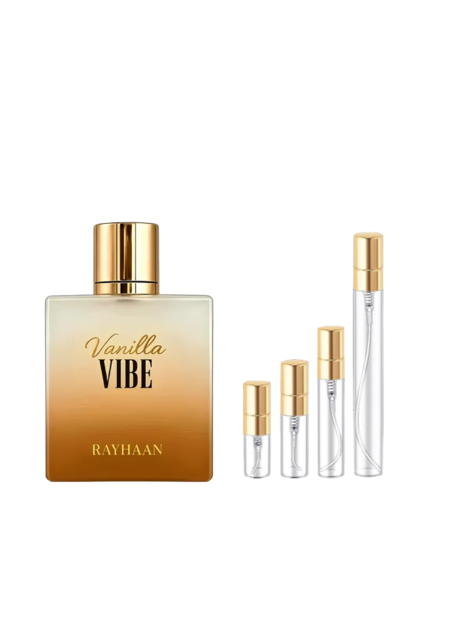 Rayhaan Vanilla Vibe Fragrance Samples | Authentic Decants (2ml, 3ml, 5ml, 10ml)