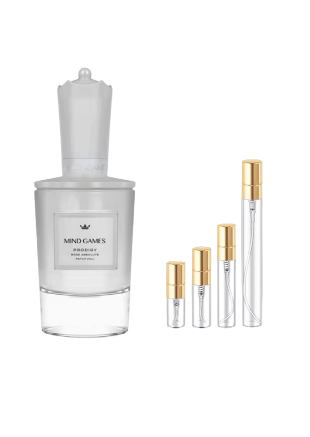 Mind Games Prodigy Fragrance Samples | Authentic Decants (2ml, 3ml, 5ml, 10ml)