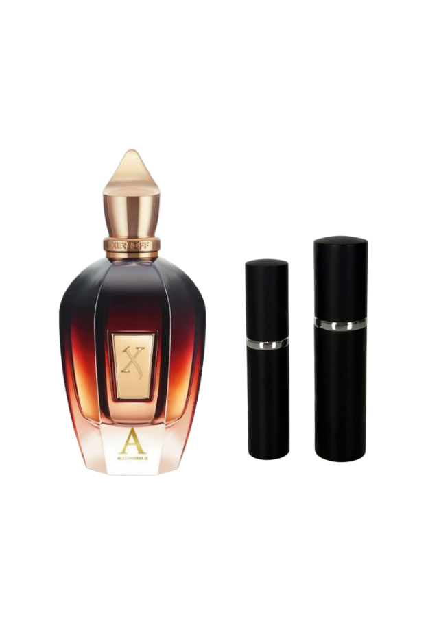 Xerjoff Alexandria II Fragrance Samples | Authentic Decants (2ml, 3ml, 5ml, 10ml)