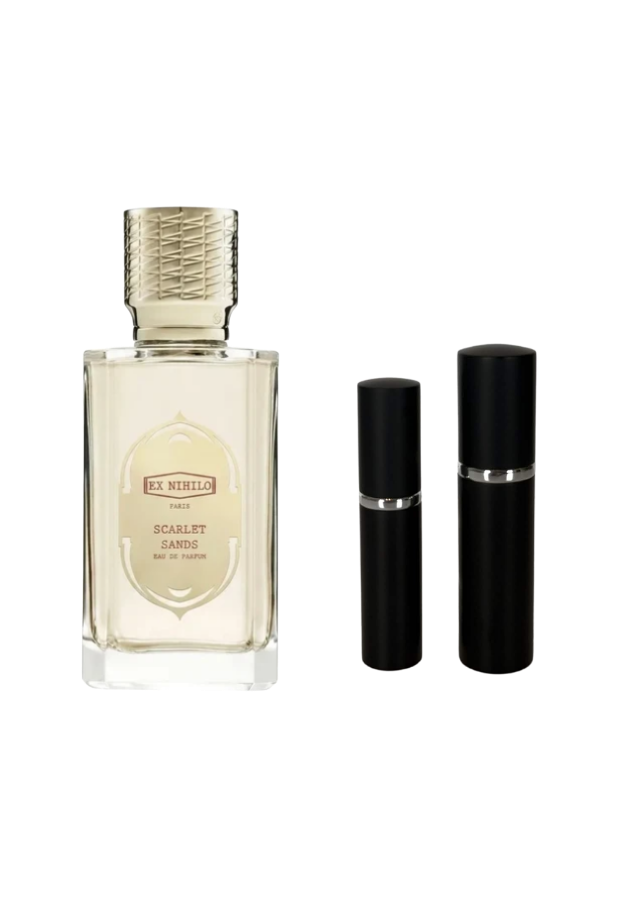 Ex Nihilo Scarlet Sands Fragrance Samples | Authentic Decants (2ml, 3ml, 5ml, 10ml)