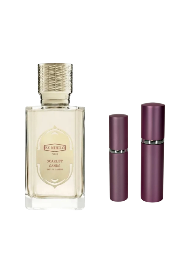 Ex Nihilo Scarlet Sands Fragrance Samples | Authentic Decants (2ml, 3ml, 5ml, 10ml)