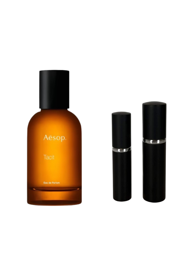Aesop Tacit Eau de Parfum Unisex with 5ml and 10ml Black Premium Atomizers