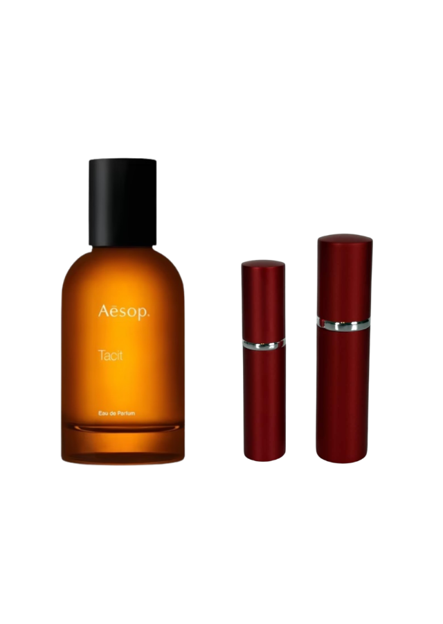 Aesop Tacit Eau de Parfum Unisex with 5ml and 10ml Red Premium Atomizers