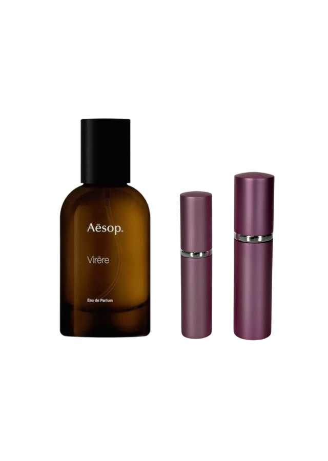 Aesop Virēre Eau de Parfum Unisex with 5ml and 10ml Pink Premium Atomizers