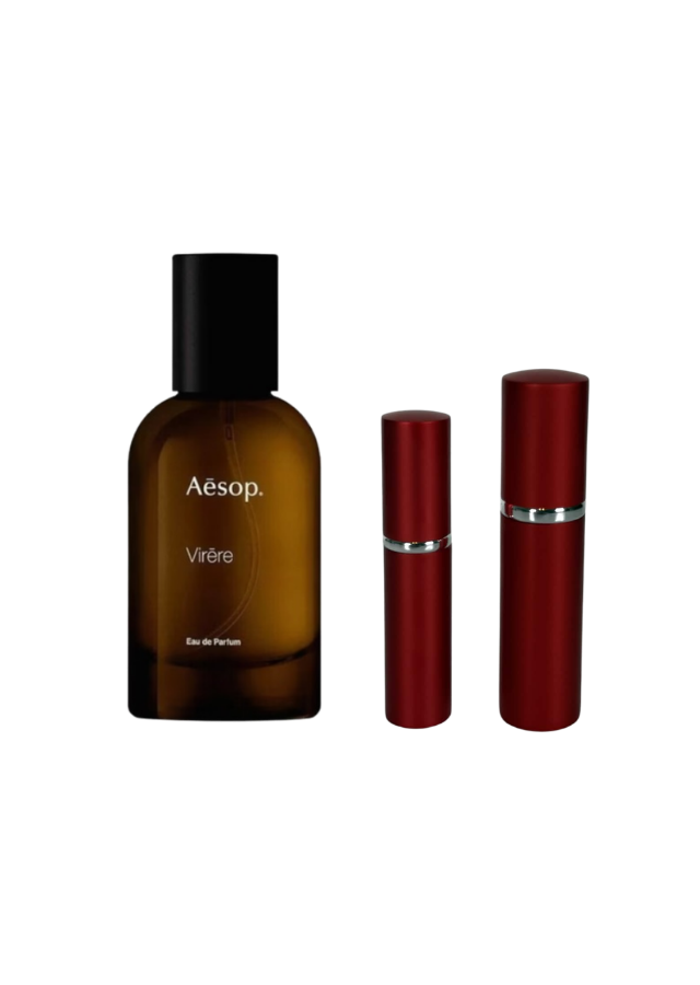 Aesop Virēre Eau de Parfum Unisex with 5ml and 10ml Red Premium Atomizers