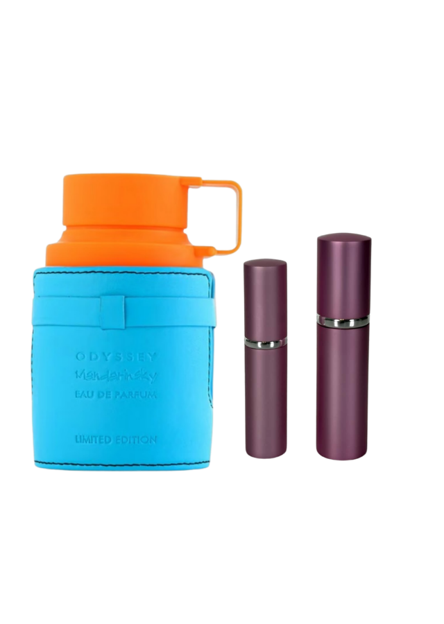 Armaf Odyssey Mandarin Sky Eau de Parfum for Men with 5ml and 10ml Pink Premium Atomizers