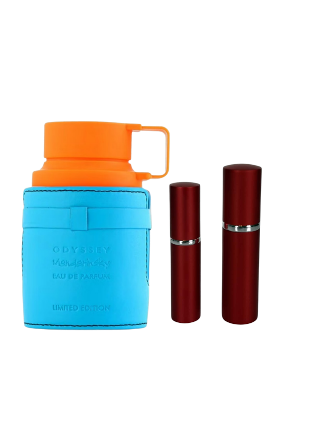 Armaf Odyssey Mandarin Sky Eau de Parfum for Men with 5ml and 10ml Red Premium Atomizers