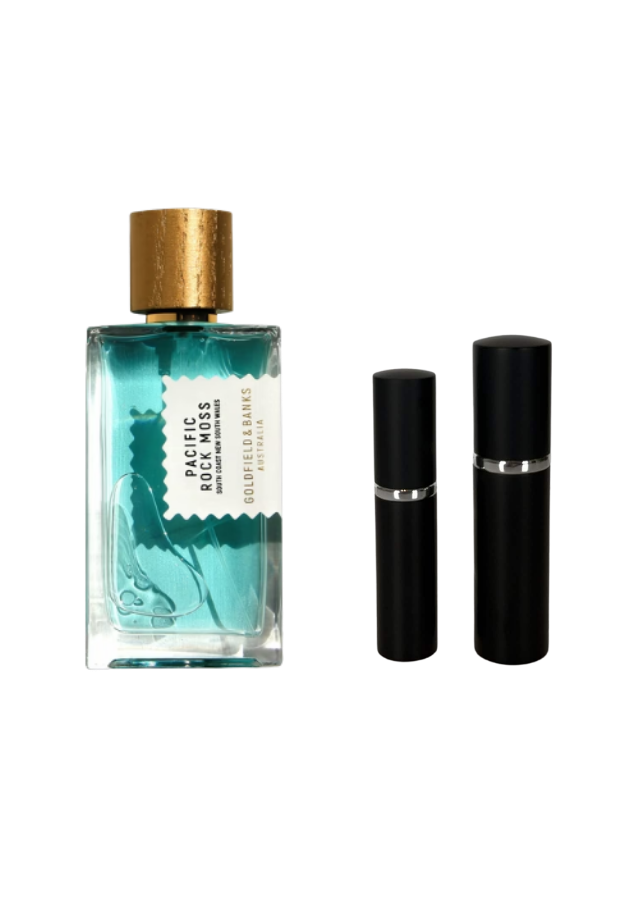 Goldfield &amp; Banks Pacific Rock Moss Eau de Parfum Unisex with 5ml and 10ml Black Premium Atomizers