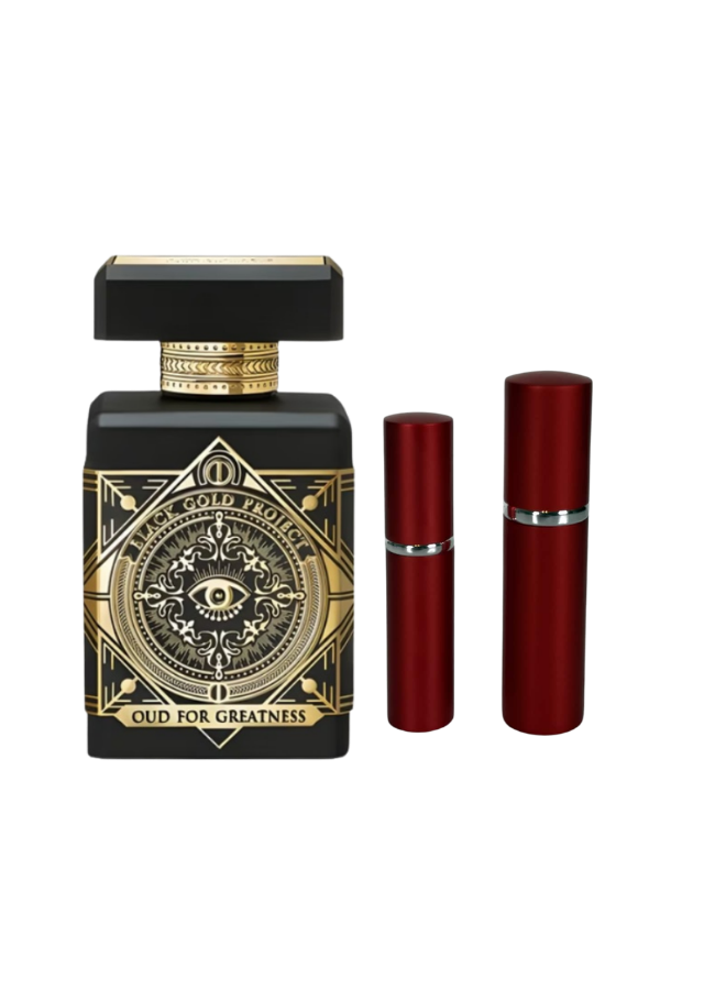 Initio Oud for Greatness Eau de Parfum Unisex with 5ml and 10ml Red Premium Atomizers