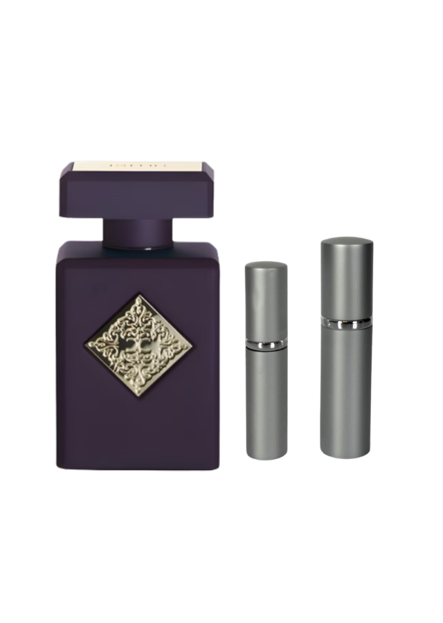 Initio Side Effect Eau de Parfum Unisex with 5ml and 10ml Silver Premium Atomizers