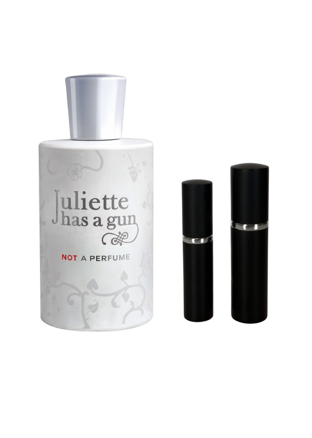 Juliette Has a Gun Not A Perfume Eau de Parfum for Women with 5ml and 10ml Black Premium Atomizers