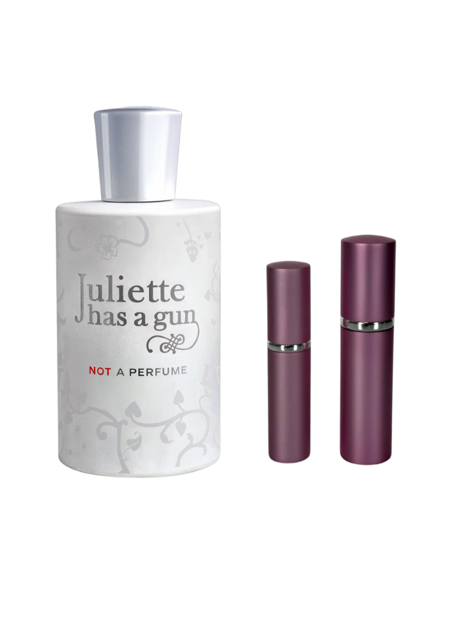 Juliette Has a Gun Not A Perfume Eau de Parfum for Women with 5ml and 10ml Pink Premium Atomizers