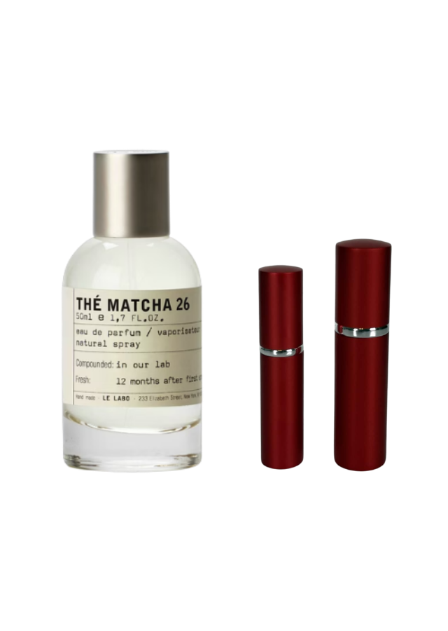 Le Labo Thé Matcha 26 Eau de Parfum Unisex with 5ml and 10ml Red Premium Atomizers