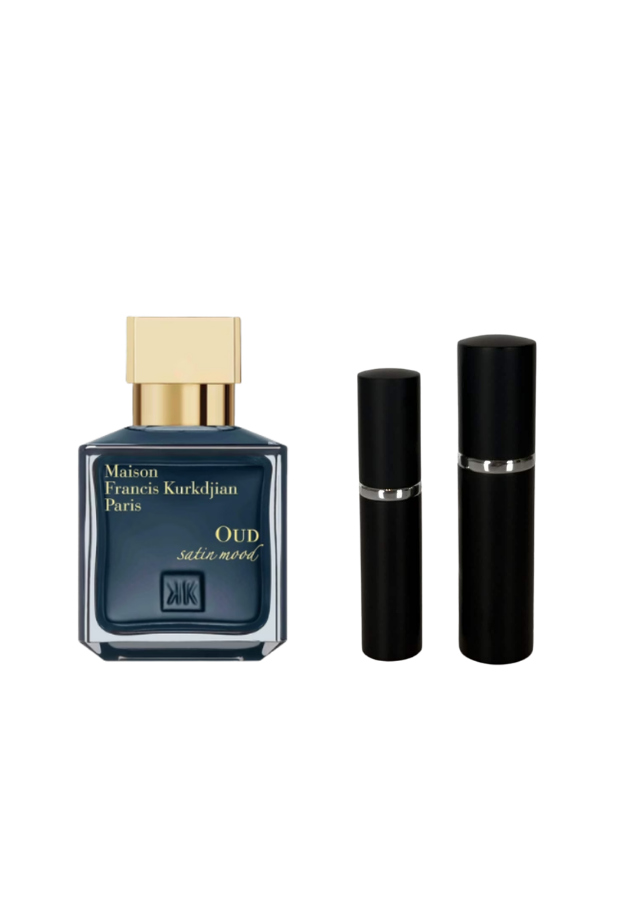 Maison Francis Kurkdjian Oud Satin Mood Eau de Parfum Unisex with 5ml and 10ml Black Premium Atomizers