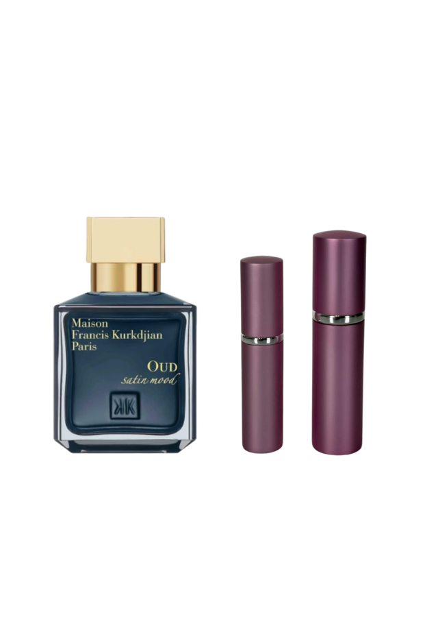 Maison Francis Kurkdjian Oud Satin Mood Eau de Parfum Unisex with 5ml and 10ml Pink Premium Atomizers