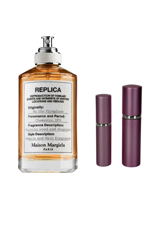 Maison Margiela REPLICA By The Fireplace Eau de Toilette Unisex with 5ml and 10ml Pink Premium Atomizers