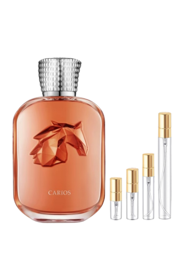 Parfums de Marly Carios Extrait de Parfum Unisex with 2ml, 3ml, 5ml, and 10ml Glass Decants with Gold Caps