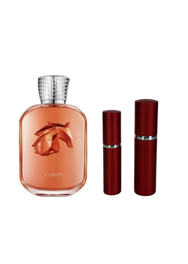 Parfums de Marly Carios Extrait de Parfum Unisex with 5ml and 10ml Red Premium Atomizers