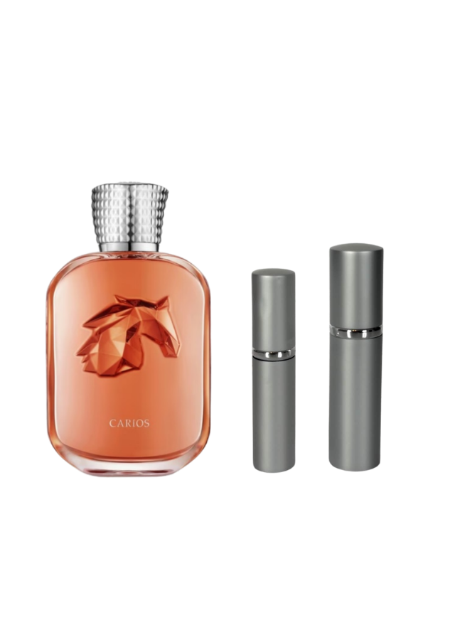 Parfums de Marly Carios Extrait de Parfum Unisex with 5ml and 10ml Silver Premium Atomizers