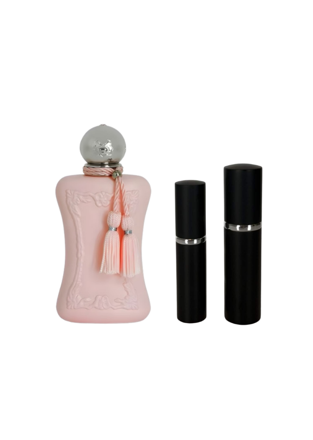 Parfums de Marly Delina Eau de Parfum for Women with 5ml and 10ml Black Premium Atomizers