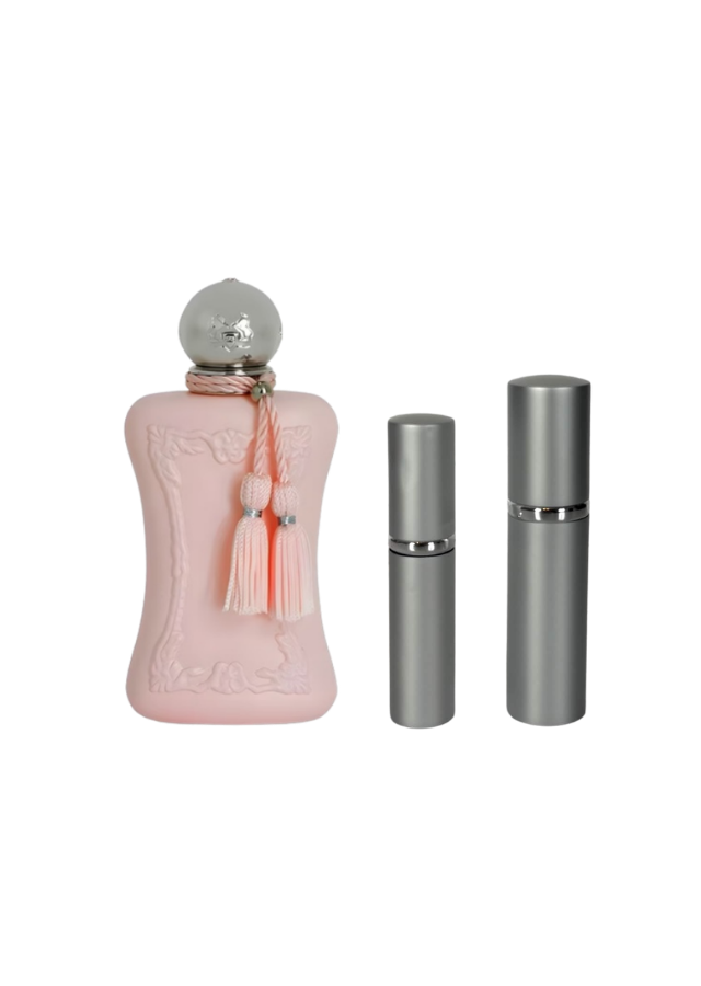Parfums de Marly Delina Eau de Parfum for Women with 5ml and 10ml Silver Premium Atomizers