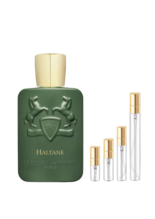 Parfums de Marly Haltane Eau de Parfum for Men with 2ml, 3ml, 5ml, and 10ml Glass Decants with Gold Caps