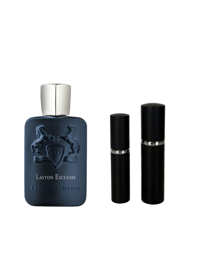 Parfums de Marly Layton Exclusif Parfum for Men with 5ml and 10ml Black Premium Atomizers