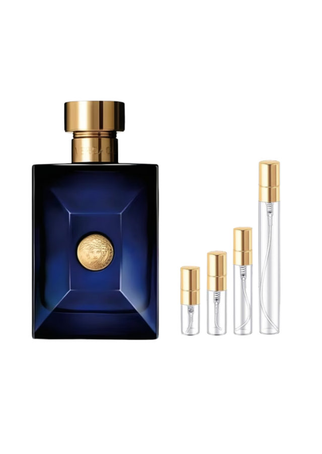 Versace Dylan Blue Eau de Toilette for Men with 2ml, 3ml, 5ml, and 10ml Glass Decants with Gold Caps