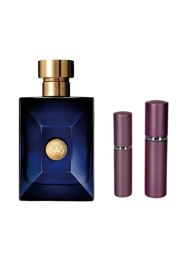 Versace Dylan Blue Eau de Toilette for Men with 5ml and 10ml Pink Premium Atomizers