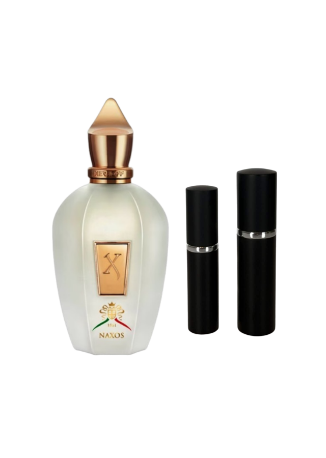Xerjoff 1861 Naxos Eau de Parfum Unisex with 5ml and 10ml Black Premium Atomizers