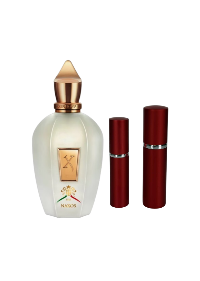 Xerjoff 1861 Naxos Eau de Parfum Unisex with 5ml and 10ml Red Premium Atomizers
