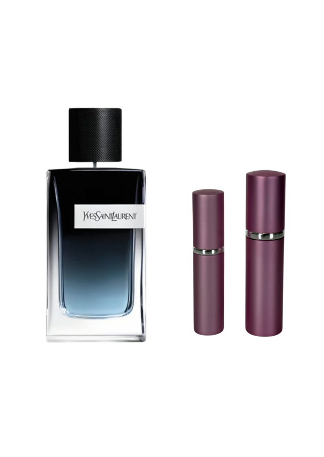 Yves Saint Laurent Y Eau de Parfum for Men with 5ml and 10ml Pink Premium Atomizers