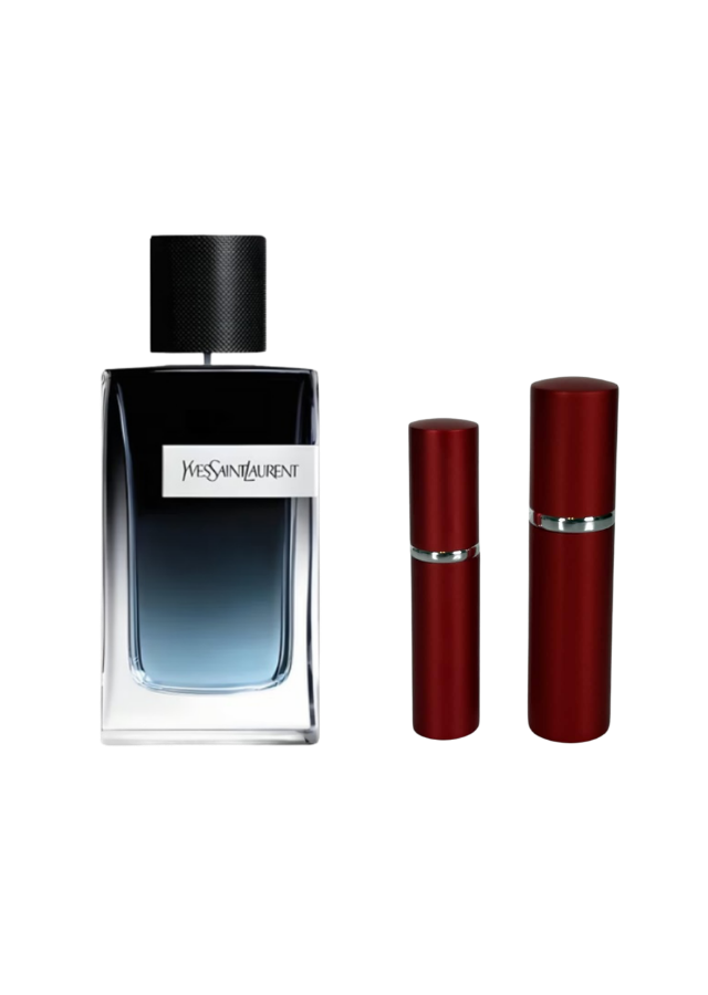 Yves Saint Laurent Y Eau de Parfum for Men with 5ml and 10ml Red Premium Atomizers